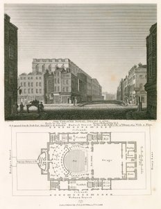 故ヘンリー・ホーランドによって建てられたロンドンのロイヤル・シアター、ドゥルーリー・レーン 作： William Capon