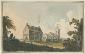 エディンゲール教会：水彩画、ND [c 1790] 作： William Carter