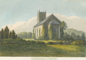 ニードウッド教会：1839年の水彩画