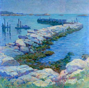 「桟橋」、1879-1962 作： William Chadwick