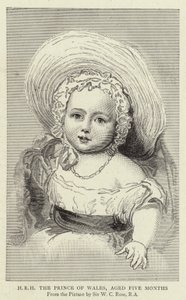H R H The Prince of Wales, the Five Months (e.g. engraving) 作： William Charles (after) Ross