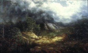ブルーリッジの嵐（キャンバスに油彩） 作： William Charles Anthony Frerichs