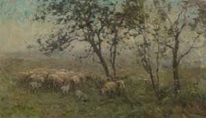羊の群れ 作： William Charles Estall