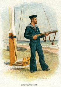 イギリス沿岸警備隊、c1890-c1893 作： William Christian Symons