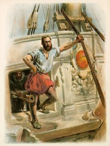ドレイクの男性の一人、1588 作： William Christian Symons