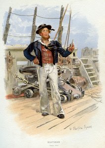 ロイヤルネイビーボートウェイン、c1829 c1890-c1893 作： William Christian Symons