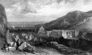 ウィリアムミラーによって刻まれたカールトンヒルのホリールード、1842年 作： Clarkson Frederick Stanfield