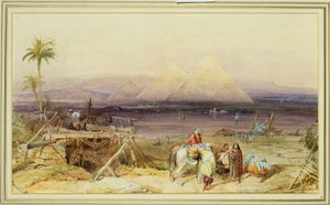 ナイル川、エジプト、1846年