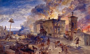 風の神殿、1856 作： William Crimea Simpson