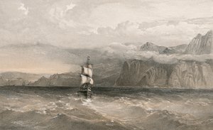 アイヤ岬、北をバラクラに向けて 作： William Crimea Simpson