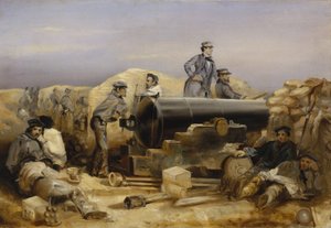 クリミア戦争（1853-1856）：セヴァストポリ包囲戦における「ダイヤモンド」砲台（12月15日
