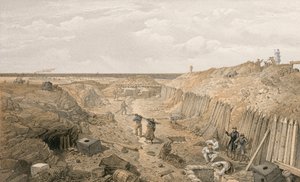 バスティオンデュマットの溝 作： William Crimea Simpson