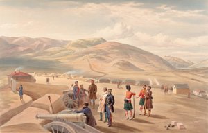 ？ハイランド旅団キャンプ、南を見る？、1855