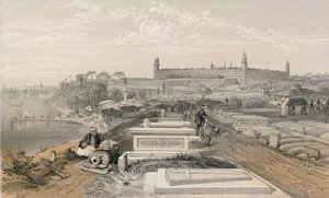 Scutariの病院と墓地 作： William Crimea Simpson