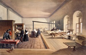 Colnaghi und Co. 1856によって発行された「東部の戦争の座席-第2シリーズ」からスクタリの病院の病棟の1つ