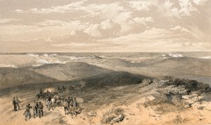 イングリッシュバッテリーの後ろからセバストポル 作： William Crimea Simpson