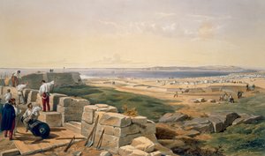 イエニカレ海峡、「東の戦争の席」のプレート、パブ。ポール・ウント・ドミニク・コルナギウント社、1856年 作： William Crimea Simpson