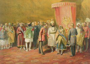 インドの星の最初の叙任、1863年（クロモリト）