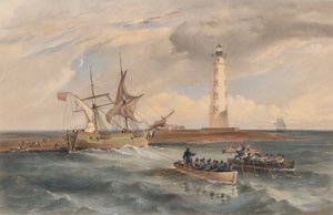 ケルソネソス岬の灯台、南向き？ 作： William Crimea Simpson