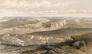 インカーマンと洞窟の街の遺跡 作： William Crimea Simpson