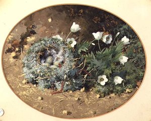 バーズネストとホワイトハーベル 作： William Cruikshank
