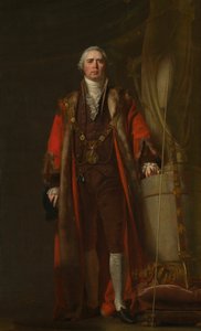 ダブリン市長に就任したチャールズ・ソープ（1800年頃）。 作： William Cuming
