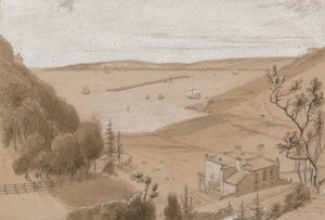 プリマス近郊のボヴィサンド 作： William Daniell