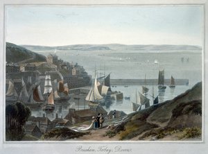 ブリックスハム、トーベイ、デボン」1825年 作： William Daniell