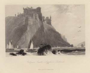 スコットランドのエアシャーのCulzean城 作： William Daniell