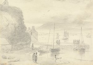ジュラのアスケイグ港から 作： William Daniell