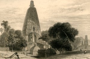 ボーデギアの大神殿、1835年。 作： William Daniell