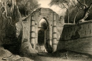 クトナールレヴェ門、グル、1835年。 作： William Daniell
