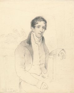 Retrato de um artista esportivo, possivelmente W. B. Daniell