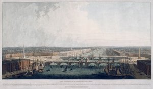 1802年にロンドンで提案されたロンドンブリッジ。                                                    
