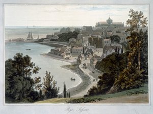 「ライ、サセックス」、1823 作： William Daniell