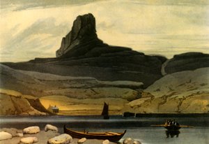 Scoor Eig, Isle of Eig」、1813年、1946年。   作： William Daniell