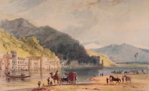 フルドゥワール-ガンジス川がヒンドゥースタンの平原に入る場所、c1786-1791、1935 作： William Daniell