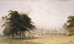 ザロイヤルロッジ、ウィンザーパーク、 作： William Daniell