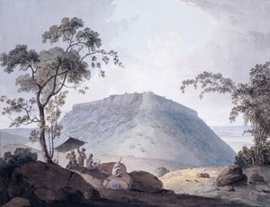 ビジャイガルの南東ビュー、ウッタルプラデーシュ州、c。 1790 作： William Daniell