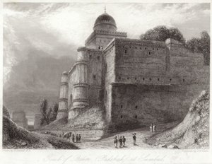 サンブルバブールのババーの墓 作： William Daniell