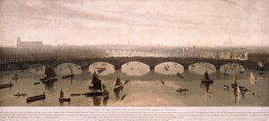 南からのロンドンの眺め、1810年 作： William Daniell