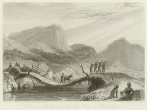 Ba-Fingに架かる橋の眺め 作： William Daniell