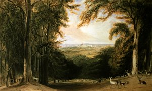 ウッドランドスケープ、ウィンザー 作： William Daniell