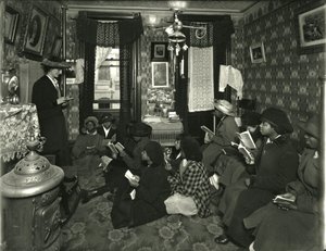 伝道委員会、ウィリアムズ夫人、136 W. 99th Street、ミスブロードティーチ、1916 作： William Davis Hassler