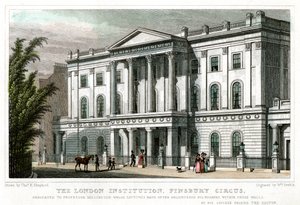 ロンドン機関、フィンズベリーサーカス、ロンドン、1827年。 作： William Deeble