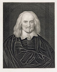 トーマスホッブズ（1588-1679）の肖像画。ウィリアム・マッケンジー