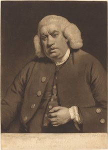 サミュエル・ジョンソン 作： William Doughty after Sir Joshua Reynolds