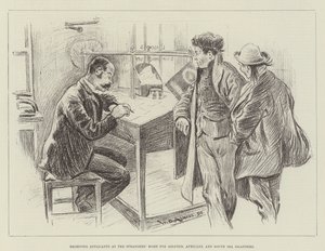 アジア、アフリカ、南海の島民のための見知らぬ人の家で志願者を受け取る 作： William Douglas Almond