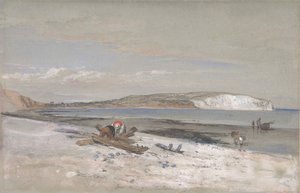 カルバー・クリフ、ワイト島、1847年 作： William Dyce