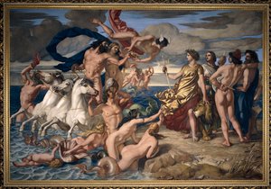 海の帝国をブリタニアに譲るネプチューン（1847年  